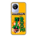 Дизайнерский силиконовый чехол для Vivo Y11 (2023) Майнкрафт Minecraft
