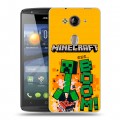 Дизайнерский пластиковый чехол для Acer Liquid E3 Майнкрафт Minecraft