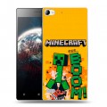 Дизайнерский пластиковый чехол для Lenovo Vibe X2 Майнкрафт Minecraft