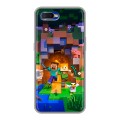 Дизайнерский силиконовый чехол для OPPO RX17 Neo Майнкрафт Minecraft