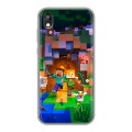 Дизайнерский силиконовый чехол для Huawei Honor 8s Майнкрафт Minecraft