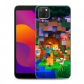 Дизайнерский силиконовый чехол для Huawei Honor 9S Майнкрафт Minecraft