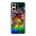 Дизайнерский силиконовый чехол для OPPO Reno7 Майнкрафт Minecraft
