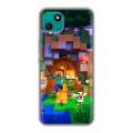 Дизайнерский силиконовый чехол для Wiko T10 Майнкрафт Minecraft