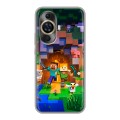 Дизайнерский силиконовый чехол для Huawei Nova 11 Майнкрафт Minecraft