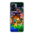 Дизайнерский силиконовый чехол для OPPO A57 5G Майнкрафт Minecraft