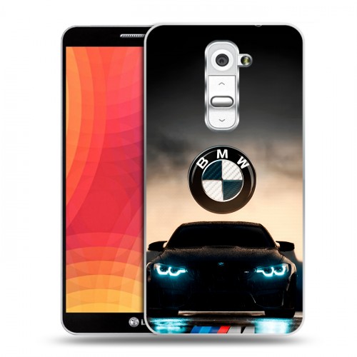 Дизайнерский пластиковый чехол для LG Optimus G2 БМВ BMW