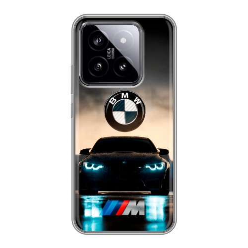Дизайнерский силиконовый чехол для Xiaomi 14 БМВ BMW