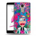 Дизайнерский пластиковый чехол для LG G4 Stylus Рик и Морти Rick Morty