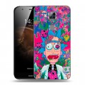 Дизайнерский пластиковый чехол для Huawei G8 Рик и Морти Rick Morty