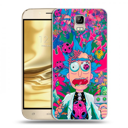 Дизайнерский пластиковый чехол для Umi Rome Рик и Морти Rick Morty