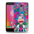 Дизайнерский пластиковый чехол для Lenovo K6 Рик и Морти Rick Morty