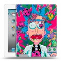 Дизайнерский пластиковый чехол для Ipad 2/3/4 Рик и Морти Rick Morty