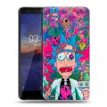 Дизайнерский силиконовый чехол для Nokia 2.1 Рик и Морти Rick Morty
