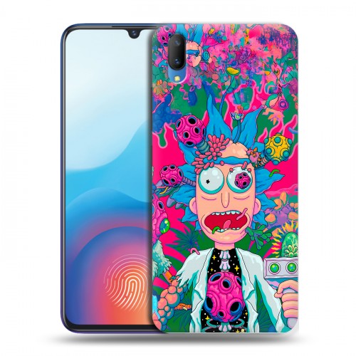 Дизайнерский пластиковый чехол для Vivo V11 Рик и Морти Rick Morty