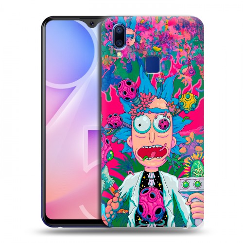 Дизайнерский пластиковый чехол для Vivo Y95 Рик и Морти Rick Morty