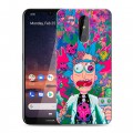 Дизайнерский силиконовый чехол для Nokia 3.2 Рик и Морти Rick Morty