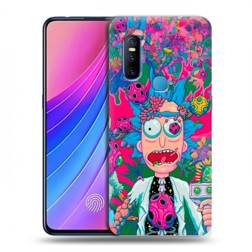 Дизайнерский пластиковый чехол для Vivo V15 Рик и Морти Rick Morty
