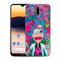 Дизайнерский силиконовый чехол для Nokia 2.3 Рик и Морти Rick Morty
