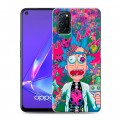 Дизайнерский пластиковый чехол для OPPO A52 Рик и Морти Rick Morty