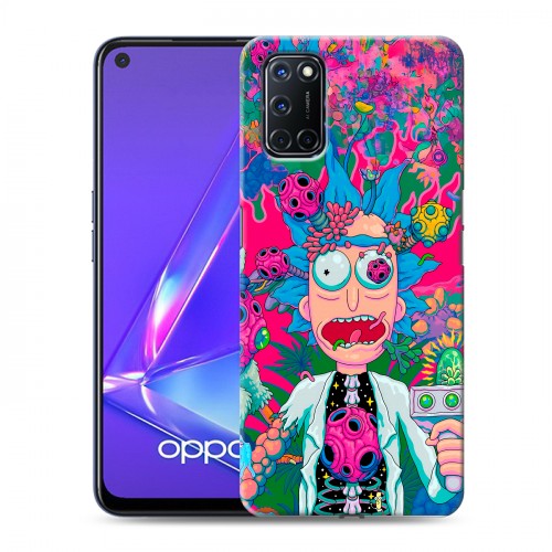 Дизайнерский пластиковый чехол для OPPO A52 Рик и Морти Rick Morty
