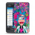 Дизайнерский пластиковый чехол для BlackBerry Z10 Рик и Морти Rick Morty