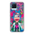Дизайнерский силиконовый чехол для Realme 8 Рик и Морти Rick Morty