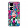 Дизайнерский силиконовый чехол для Huawei P50 Pro Рик и Морти Rick Morty