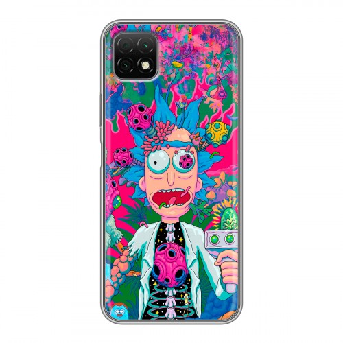 Дизайнерский силиконовый чехол для Wiko T3 Рик и Морти Rick Morty