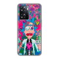 Дизайнерский силиконовый чехол для OPPO A57s Рик и Морти Rick Morty