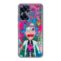 Дизайнерский силиконовый чехол для Realme C55 Рик и Морти Rick Morty