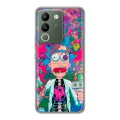 Дизайнерский силиконовый чехол для Vivo V29e Рик и Морти Rick Morty