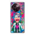 Дизайнерский силиконовый чехол для Vivo V30e Рик и Морти Rick Morty