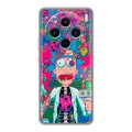 Дизайнерский силиконовый чехол для Vivo X100 Рик и Морти Rick Morty
