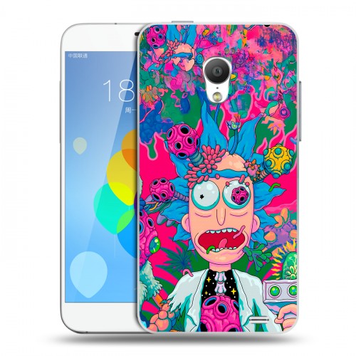 Дизайнерский пластиковый чехол для  Meizu MX3 Рик и Морти Rick Morty