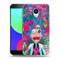 Дизайнерский пластиковый чехол для Meizu MX4 Рик и Морти Rick Morty