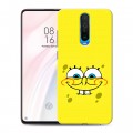 Дизайнерский пластиковый чехол для Xiaomi RedMi K30 спанчбоб спанч боб