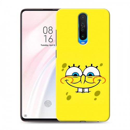 Дизайнерский пластиковый чехол для Xiaomi RedMi K30 спанчбоб спанч боб