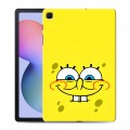 Дизайнерский силиконовый чехол для Samsung Galaxy Tab S6 Lite спанчбоб спанч боб