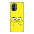 Дизайнерский силиконовый чехол для Realme C33 спанчбоб спанч боб