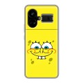 Дизайнерский силиконовый чехол для Realme GT5 спанчбоб спанч боб