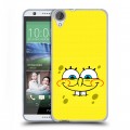 Дизайнерский силиконовый чехол для HTC Desire 820 спанчбоб спанч боб