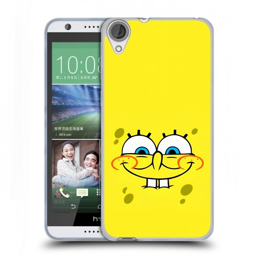 Дизайнерский силиконовый чехол для HTC Desire 820 спанчбоб спанч боб