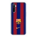 Дизайнерский силиконовый с усиленными углами чехол для Realme 6 Барселона Barcelona