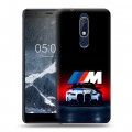 Дизайнерский пластиковый чехол для Nokia 5.1 БМВ BMW