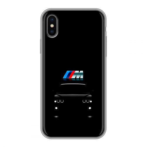 Дизайнерский силиконовый чехол для Iphone x10 БМВ BMW