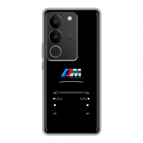 Дизайнерский силиконовый с усиленными углами чехол для Vivo V29 БМВ BMW