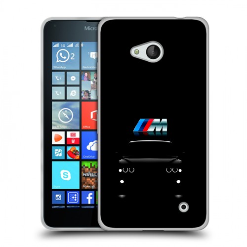 Дизайнерский пластиковый чехол для Microsoft Lumia 640 БМВ BMW