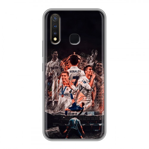 Дизайнерский силиконовый чехол для Vivo Y19 Реал Роналдо Real Ronaldo