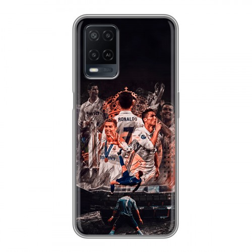 Дизайнерский силиконовый чехол для OPPO A54 Реал Роналдо Real Ronaldo